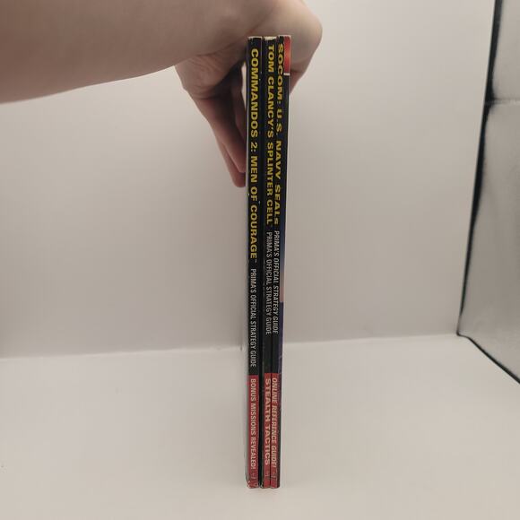 Prima Games Lot of 3 Guides Commandos 2 Splinter Cell Socom US Navy Seals - Picture 3 of 12